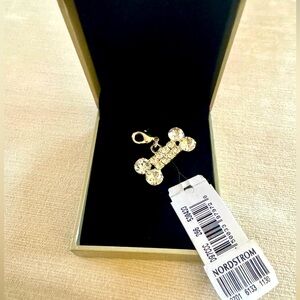 Nordstrom Crystal Collection Dog Collar Bone